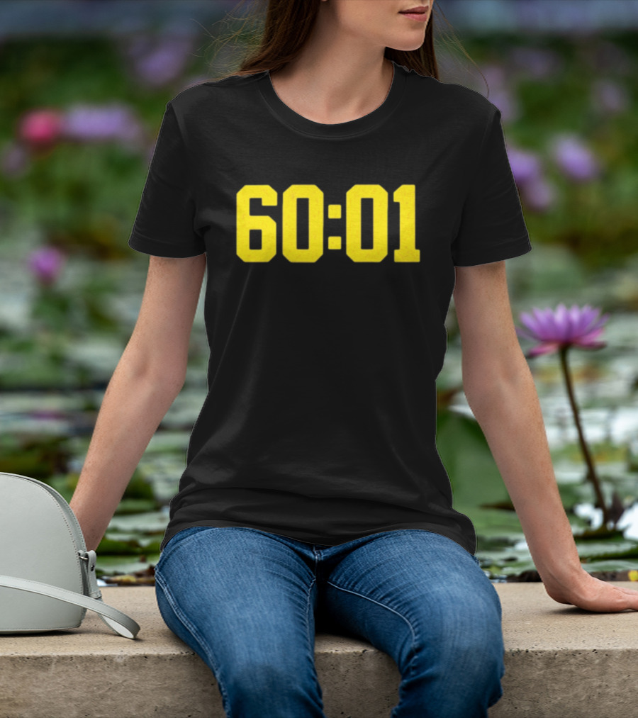 Michigan Wolverines 60 01 Sports Team Victory Time Code T-Shirt