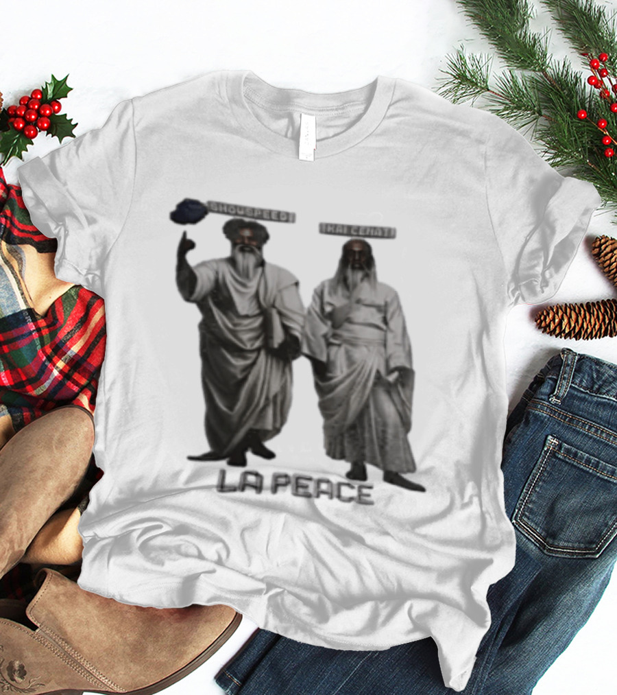 LA Peace Kai Cenat Speed Greek Statue Fashion Vibe T-Shirt