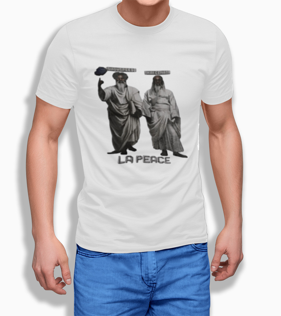 LA Peace Kai Cenat Speed Greek Statue Fashion Vibe T-Shirt