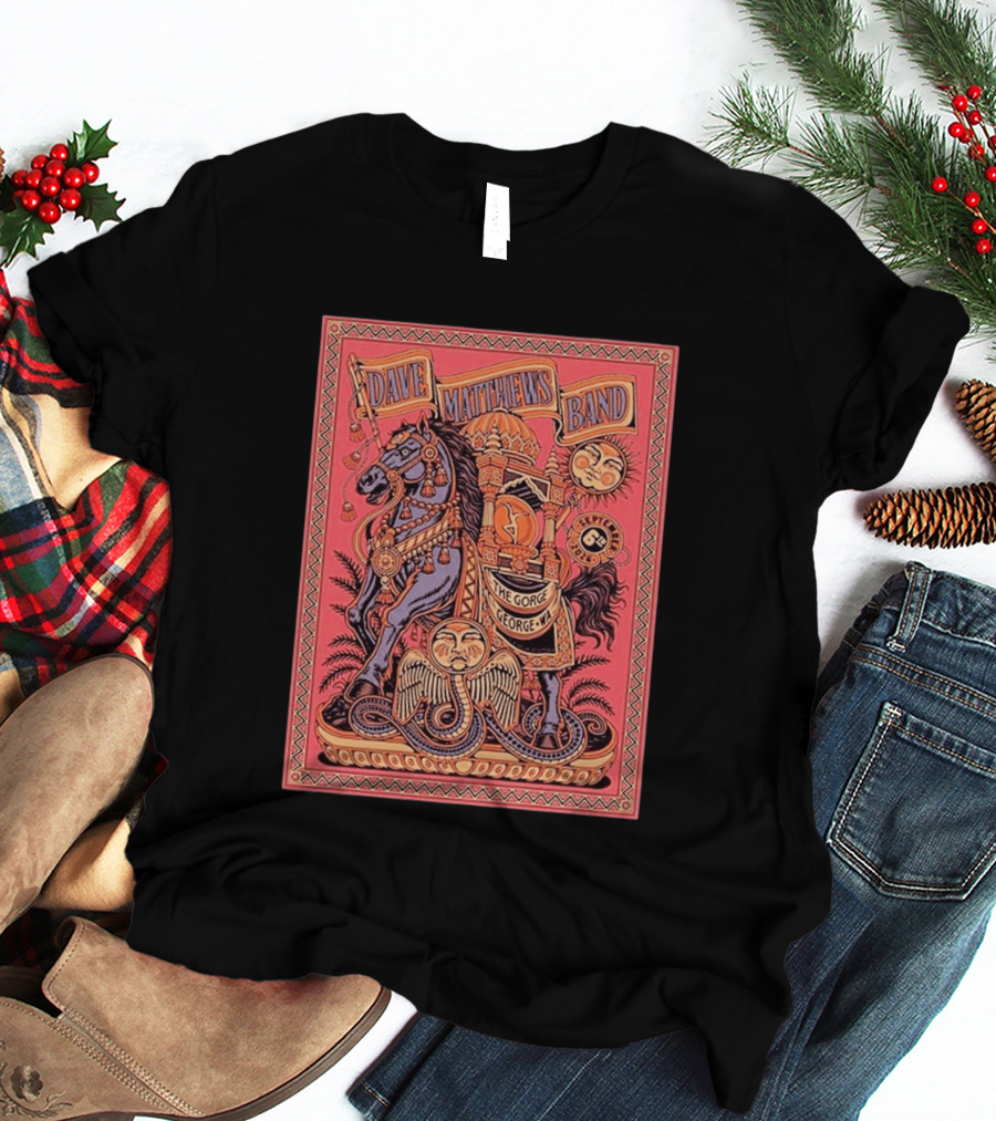 Dave Matthews Band Gorge WA Event September 6 Night 3 At The Gorge George WA T-Shirt