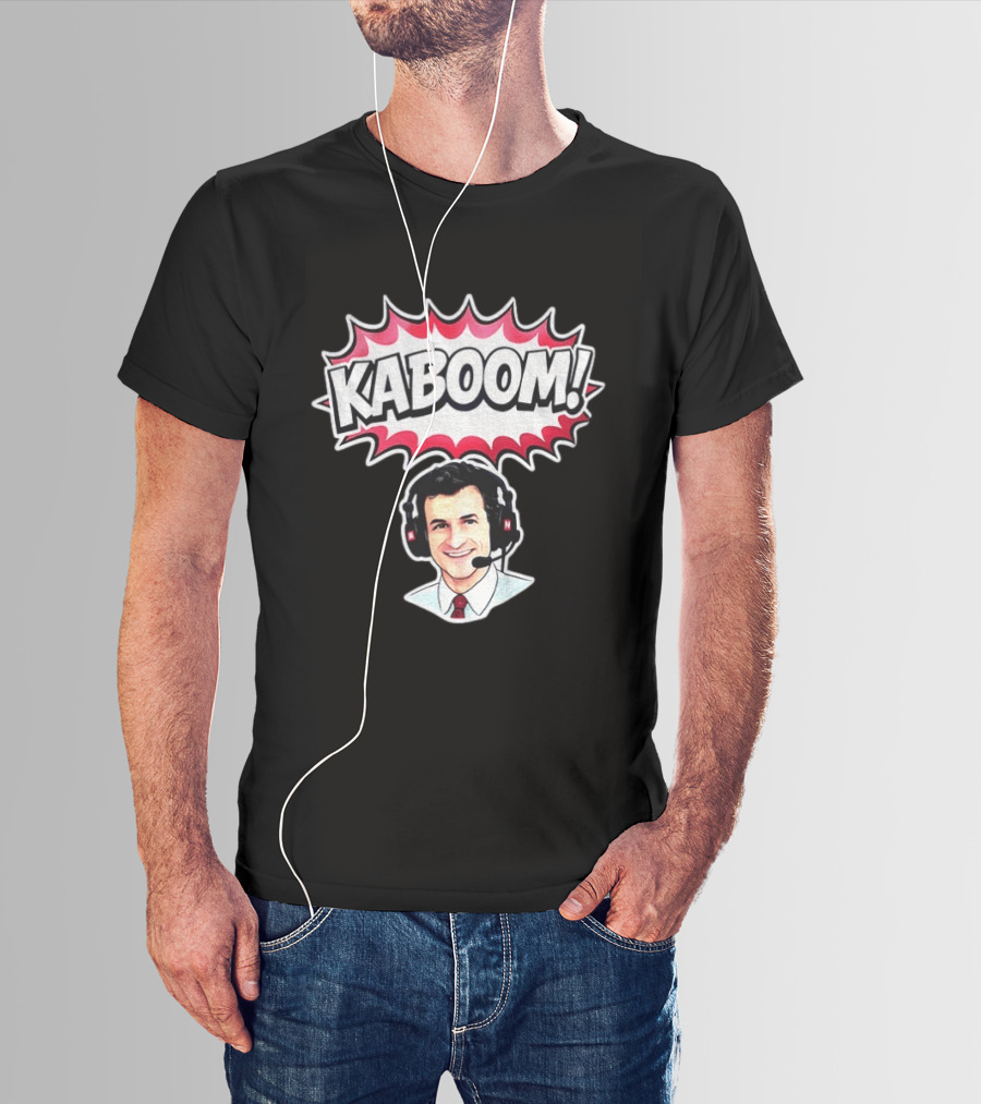 Fred Hoiberg Nebraska Coach Kaboom Kaboom! T-Shirt