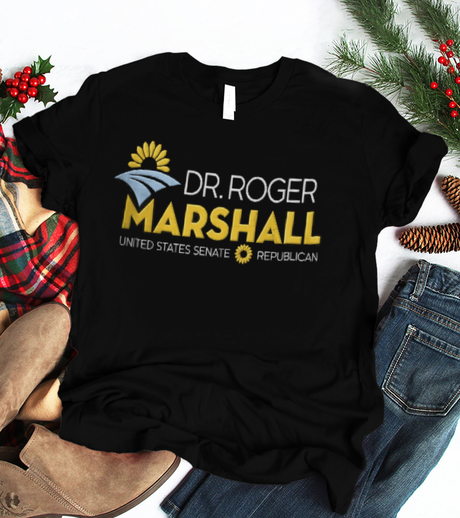 Dr Roger Marshall Sunflower United States Senate Republican T-Shirt