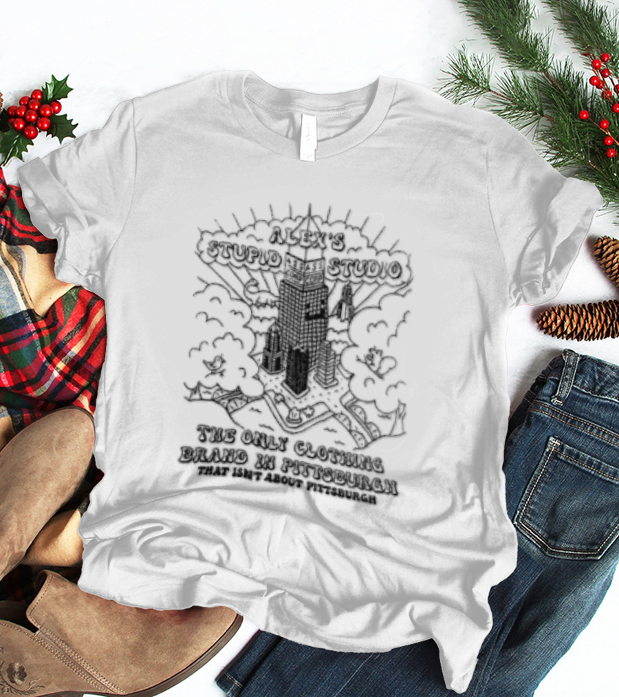Alex's Stupid Assass Corp Studio Unique Pittsburgh Fashion Brand T-Shirt