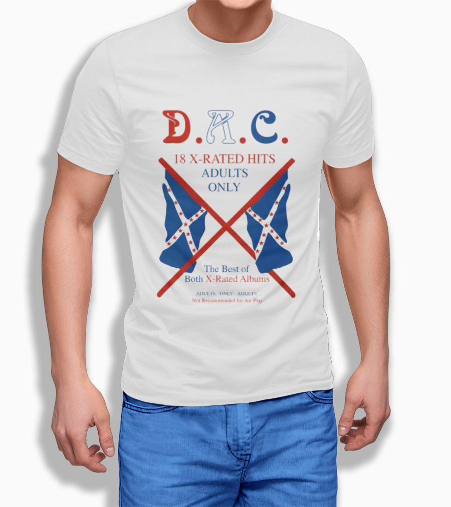 D.A.C. 18 X Rated Hits Adults Only The Best Of Both X Rated Albums T-Shirt