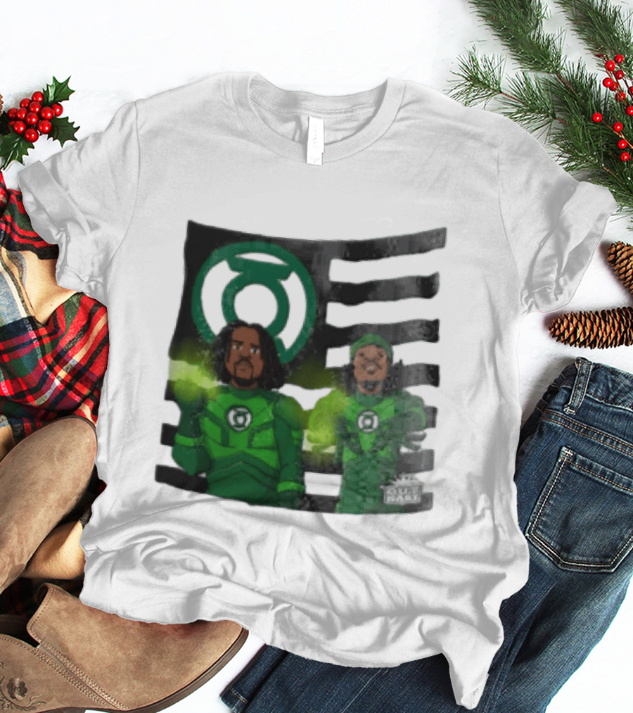 Lanterns X OutKast Comic Superheroes Green Light Power T-Shirt