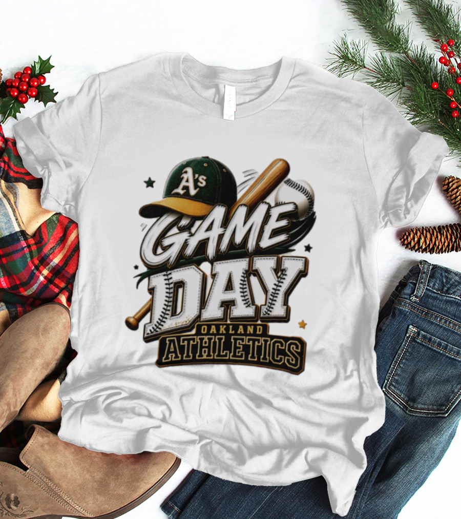 Oakland Athletics MLB Game Day A's Baseball 2026 T-Shirt