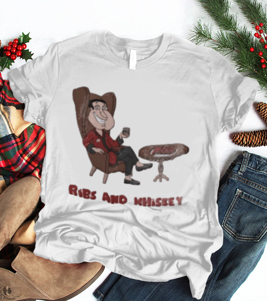 Family Guy Glenn Quagmire Ribs And Whiskey T-Shirt