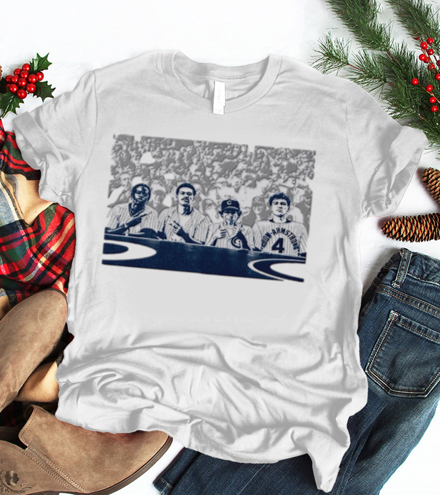 Screenshot 27 Chicago Cubs Baseball Players Wrigley Field Crowd T-Shirt
