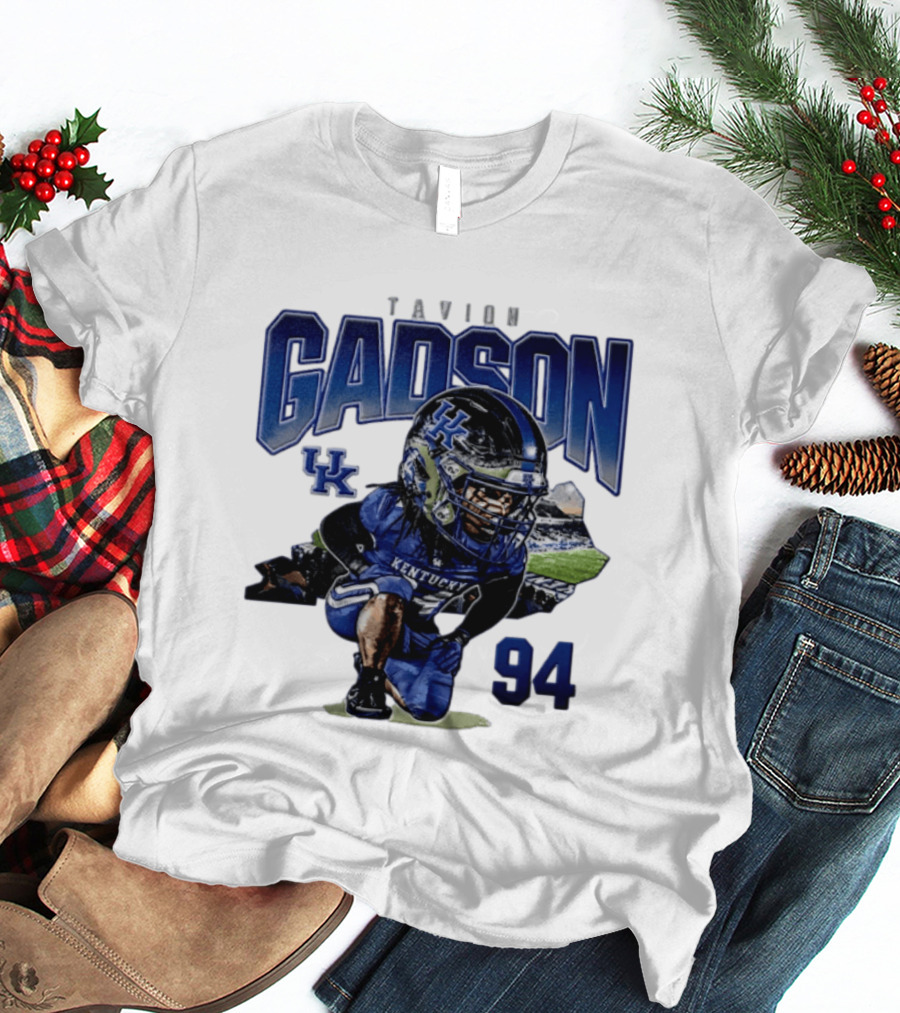Tavion Gadson Kentucky Wildcats Football 94 UK T-Shirt