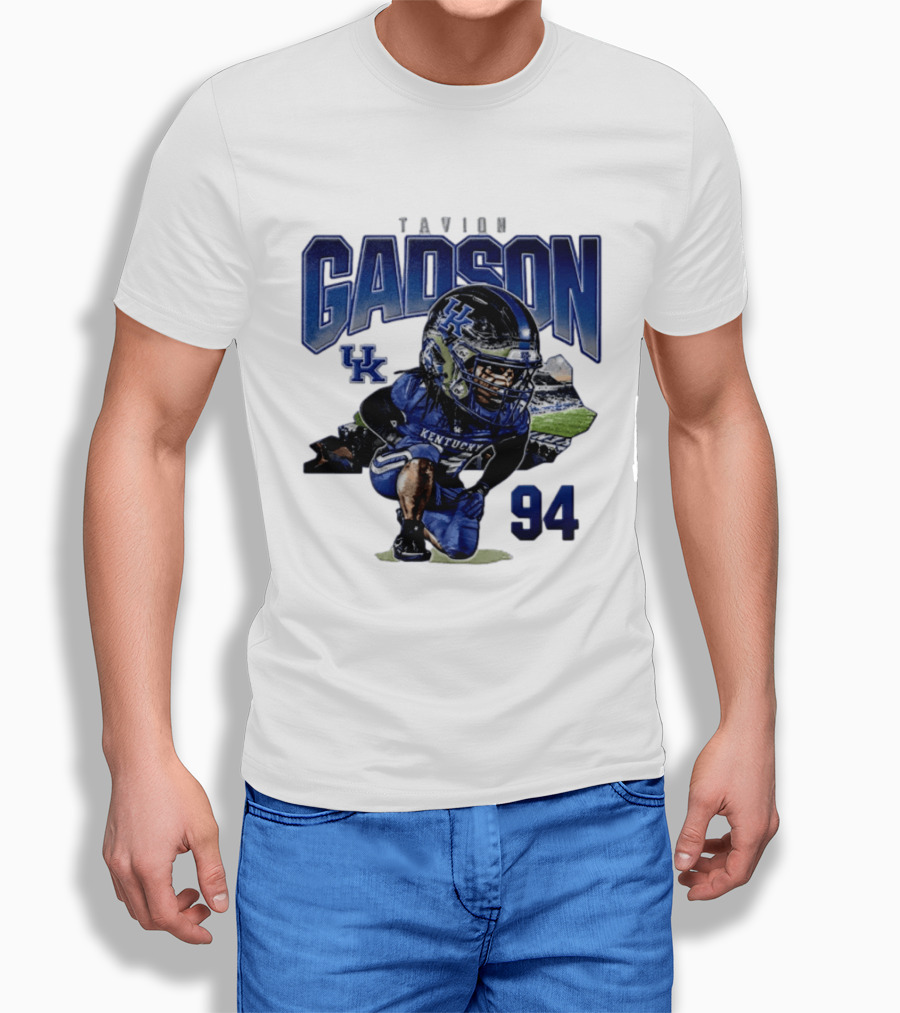 Tavion Gadson Kentucky Wildcats Football 94 UK T-Shirt