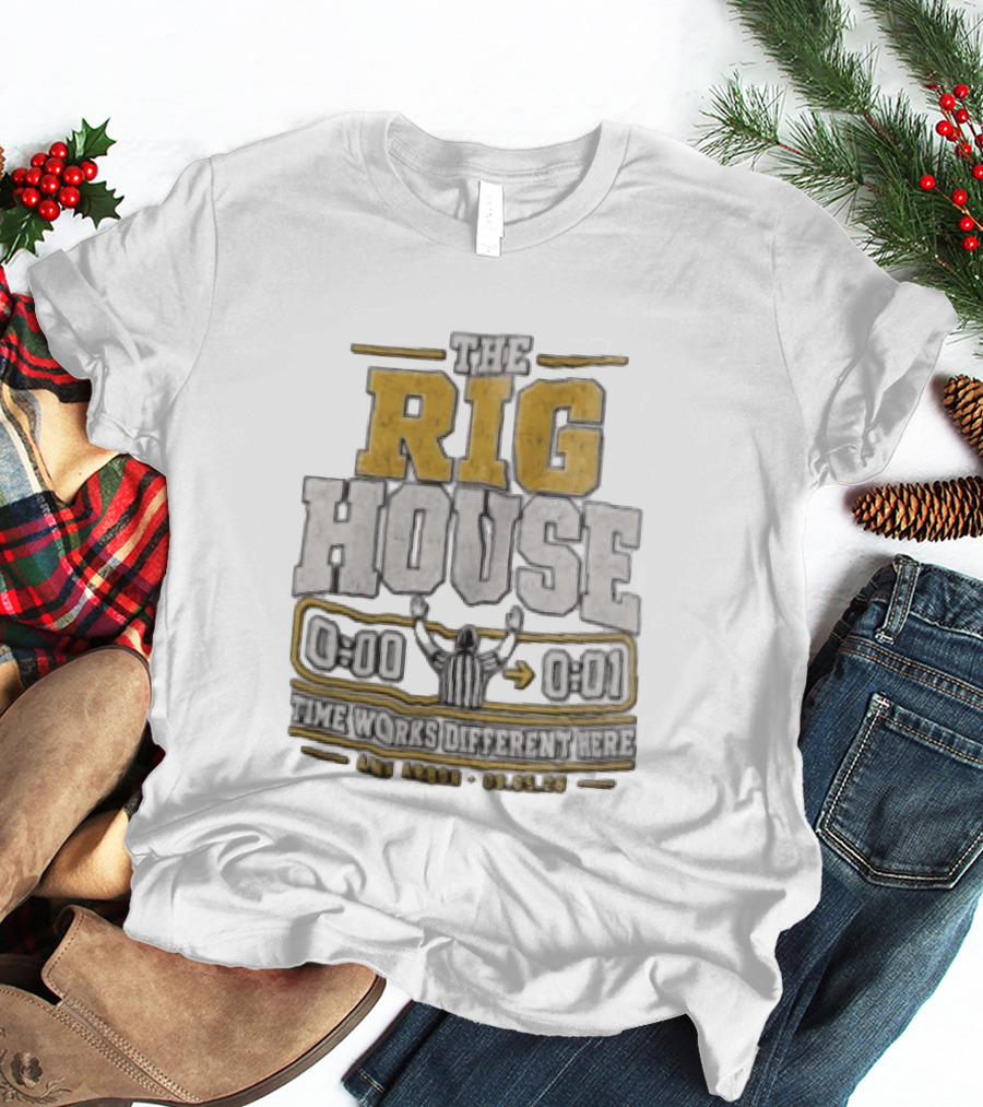 The Big House 0 00 To 0 01 Time Works Different Here Ann Arbor 09 05 26 T-Shirt