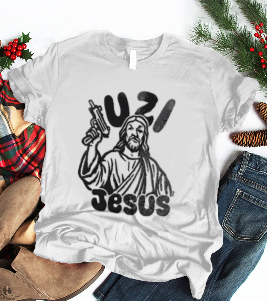 Uzi Jesus Iconic Urban Style Trend T-Shirt