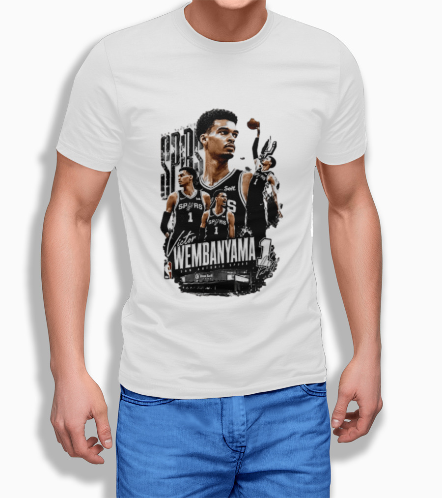 Victor Wembanyama San Antonio Spurs NBA Basketball Self 1 T-Shirt