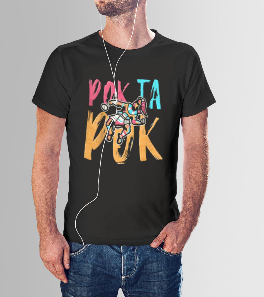 Pok Ta Pok Copa Pensacola Pensacola Blue Wahoos MiLB Baseball Playful Athletic T-Shirt