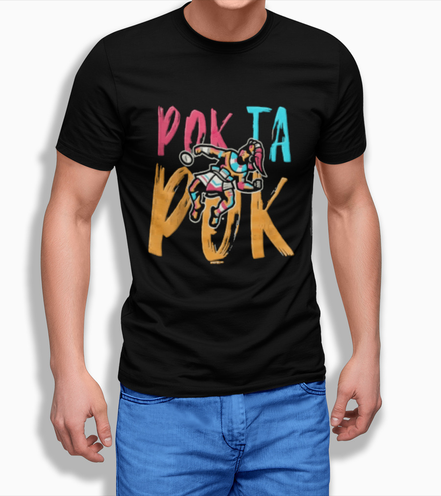 Pok Ta Pok Copa Pensacola Pensacola Blue Wahoos MiLB Baseball Playful Athletic T-Shirt