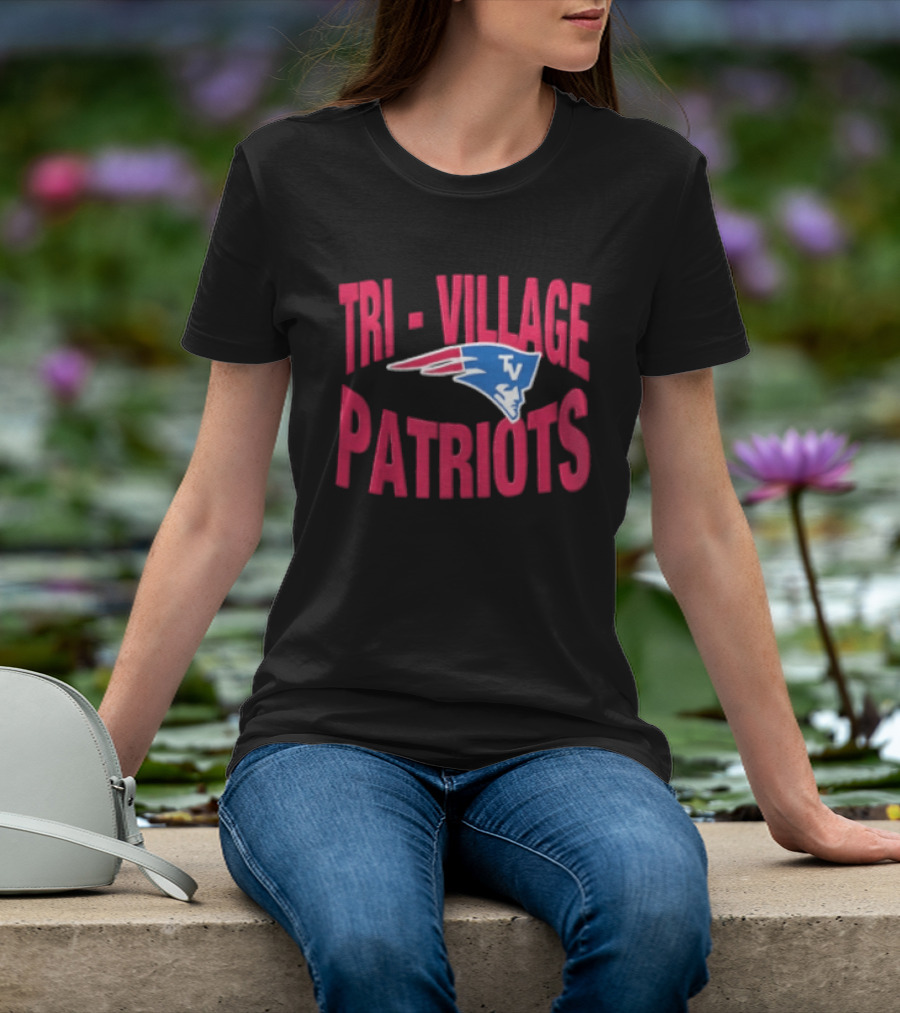 Tri Village Patriots New England Patriots Football 2026 Logo TV T-Shirt