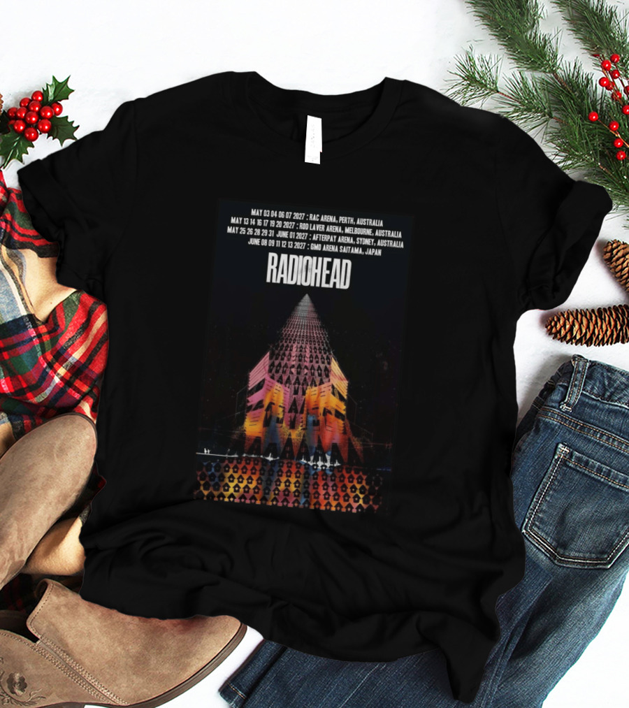 Radiohead 2027 Australia And Japan Tour Perth Melbourne Sydney Saitama May June Concert Dates T-Shirt
