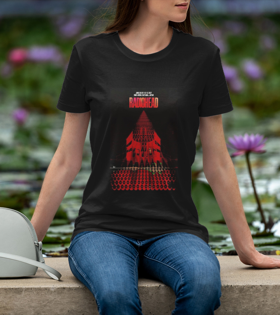 Radiohead 2027 GMO Arena Saitama Japan Concert June 8 9 11 12 13 T-Shirt