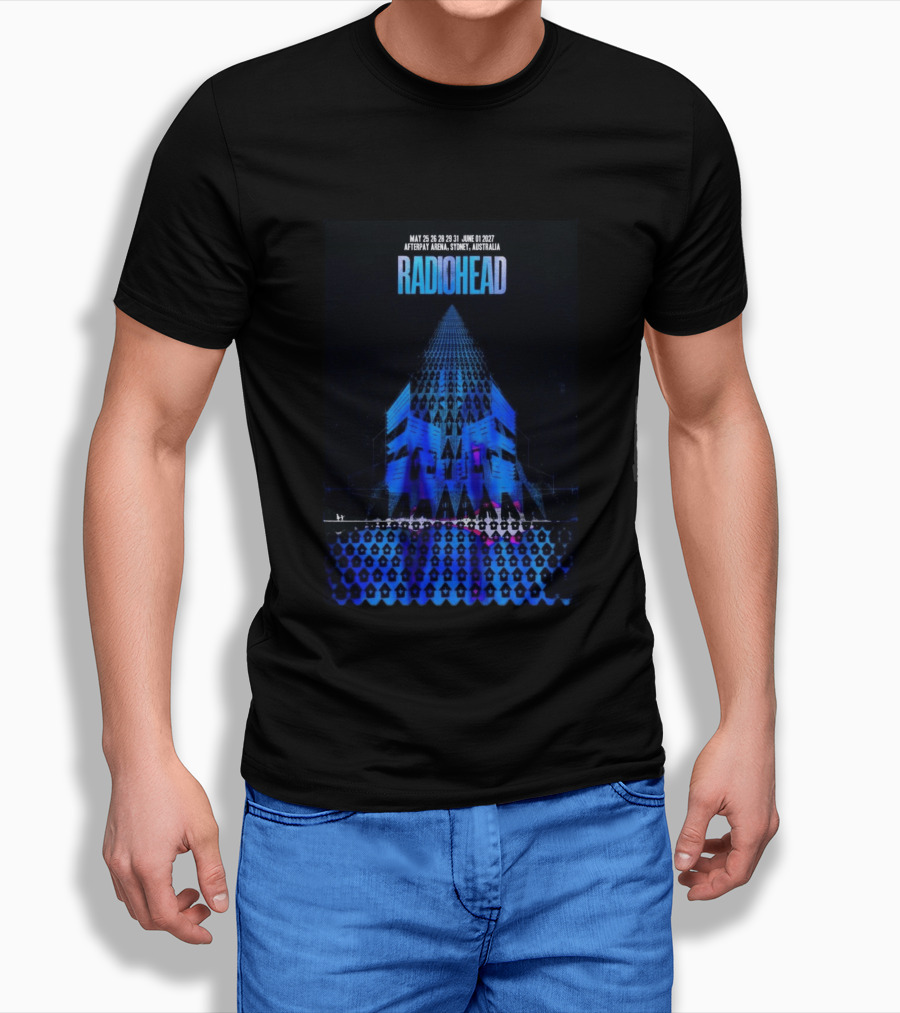Radiohead Sydney Australia 2027 Afterpay Arena May 25 26 28 29 31 June 1 Concert T-Shirt