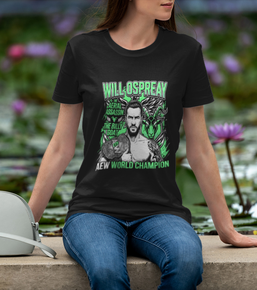 Will Ospreay Aerial Assassin Billy Goat World Champion T-Shirt