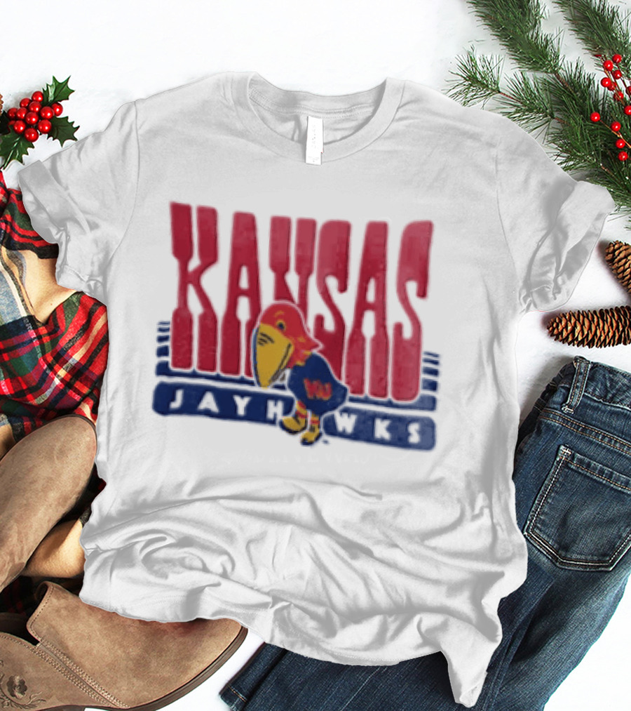 Kansas Jayhawks Big Jay Basketball NBA T-Shirt