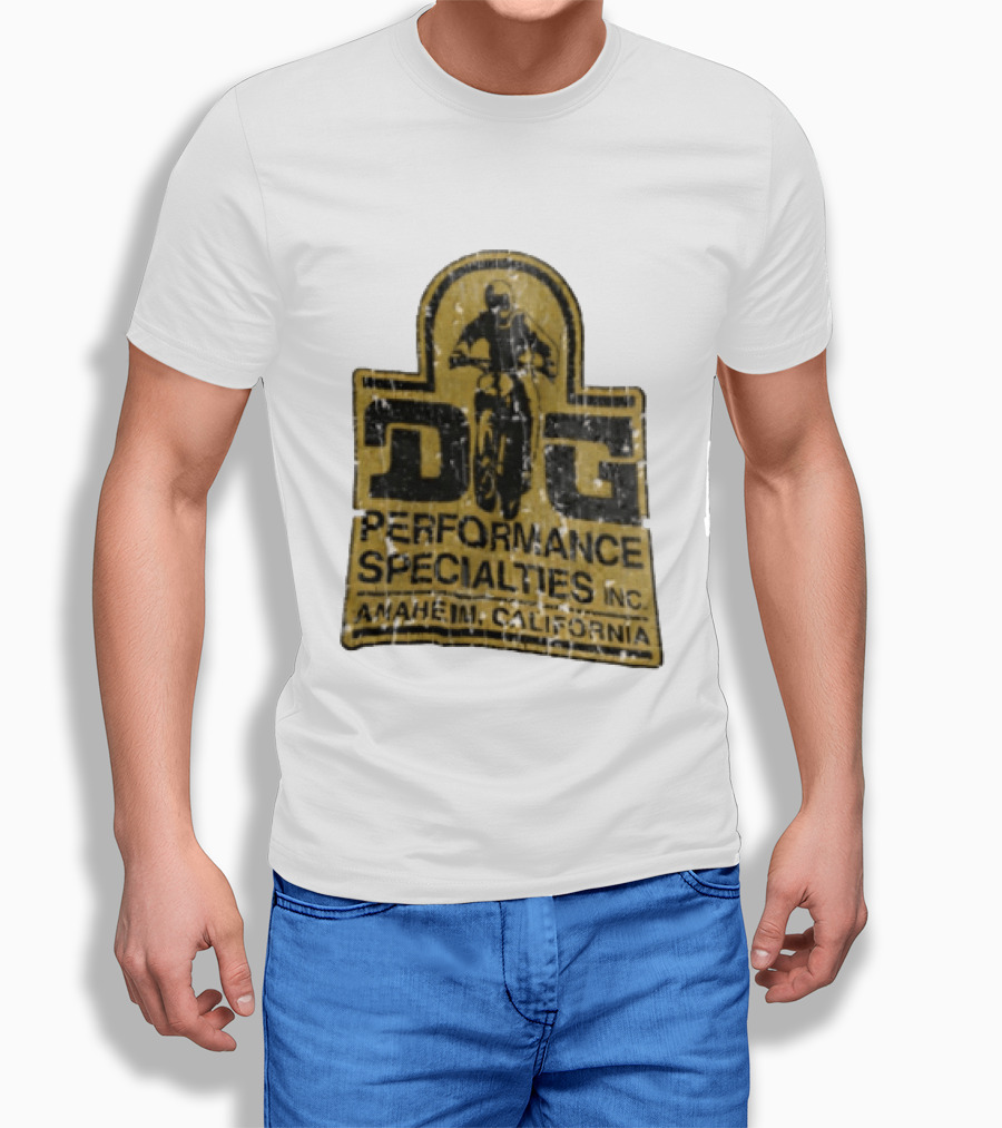 Dg Bmx 1974 Performance Specialties Inc Anaheim California T-Shirt