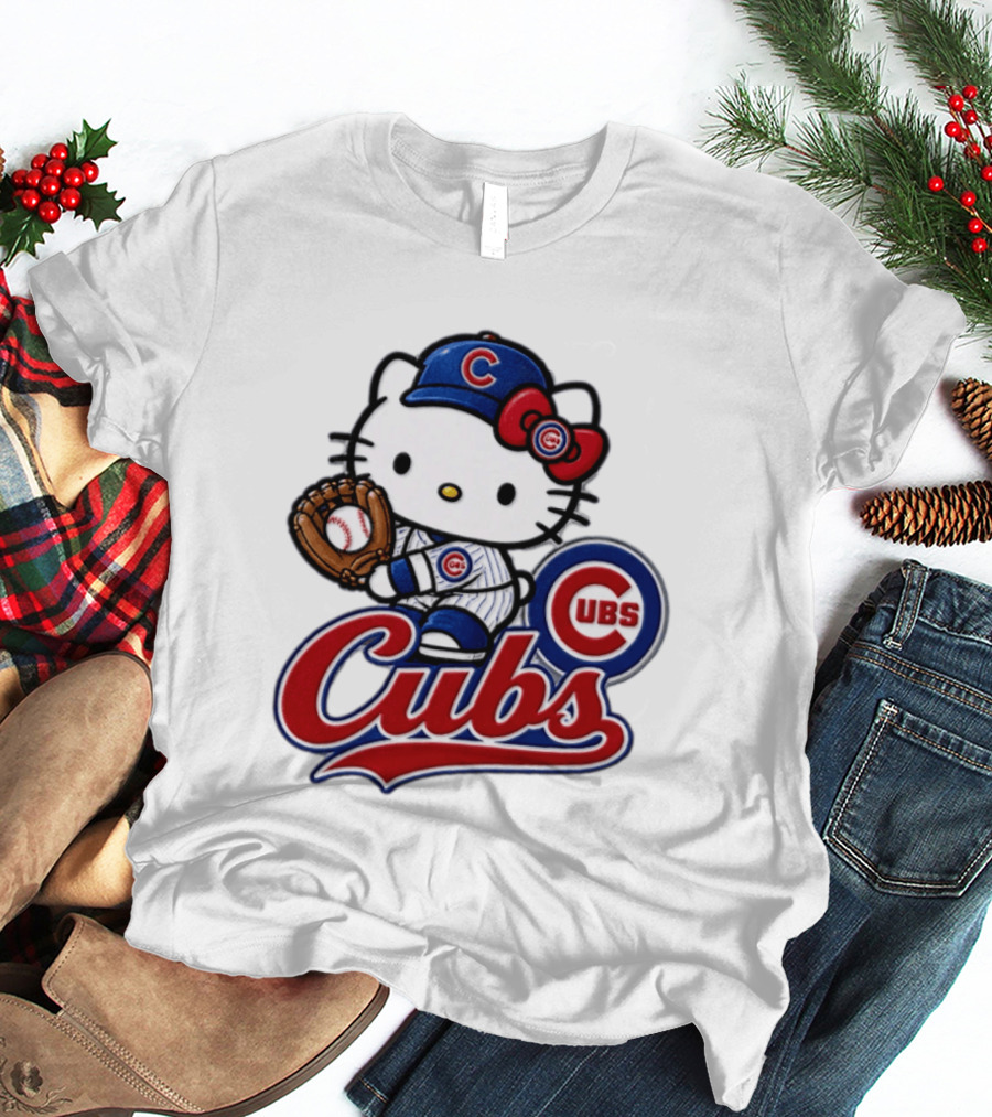 Hello Kitty Cubs 2026 MLB Baseball Chicago T-Shirt