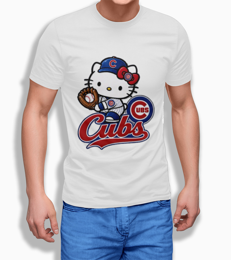 Hello Kitty Cubs 2026 MLB Baseball Chicago T-Shirt