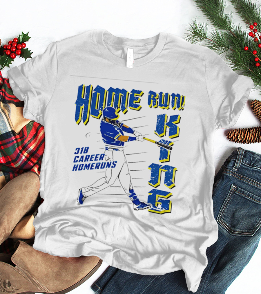 Home Run King 318 Career Homeruns Baseball Player T-Shirt