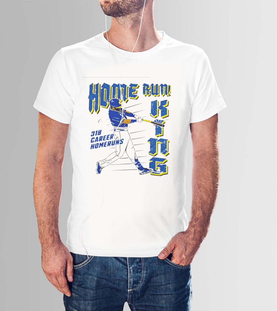 Home Run King 318 Career Homeruns Baseball Player T-Shirt