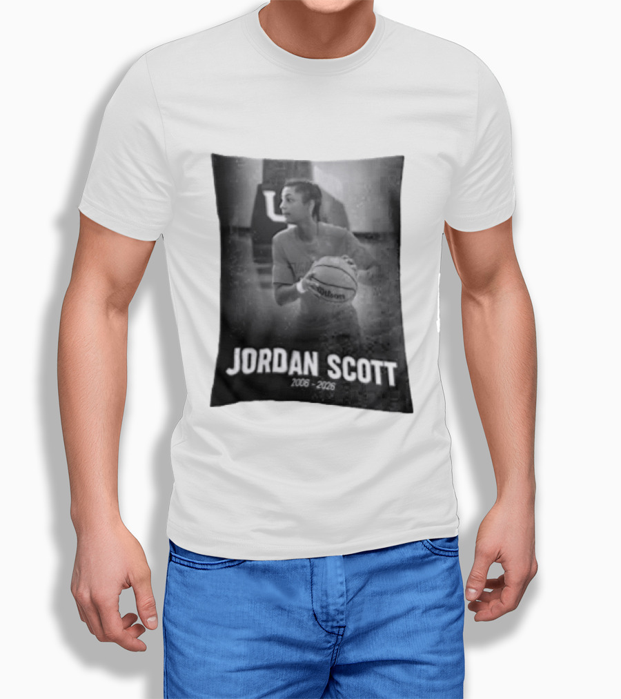 Jordan Scott Basketball Tribute 2006 2026 RIP Memories T-Shirt