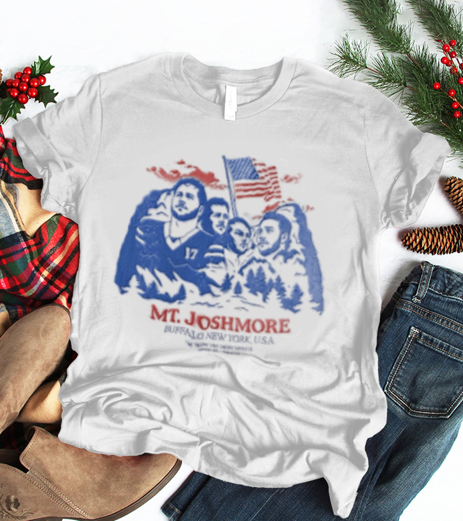 Mt. Joshmore Buffalo New York USA Josh Allen Football Fans Collectible T-Shirt
