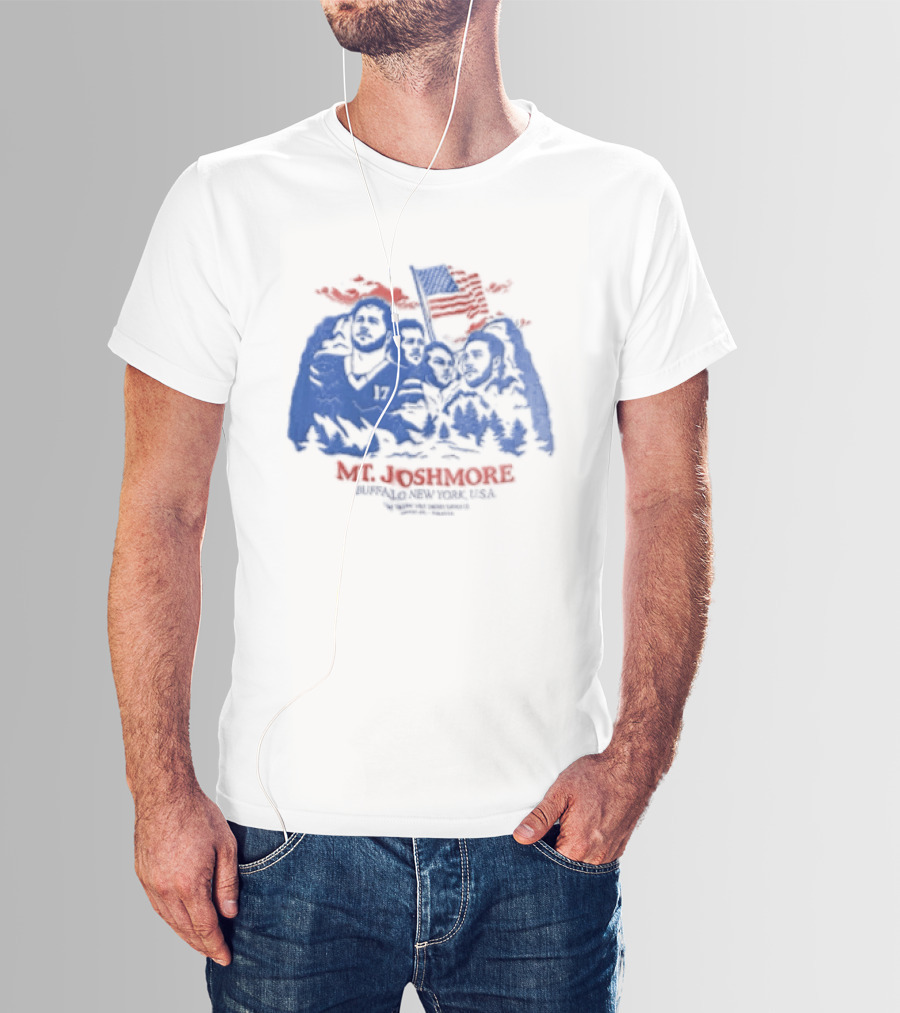 Mt. Joshmore Buffalo New York USA Josh Allen Football Fans Collectible T-Shirt