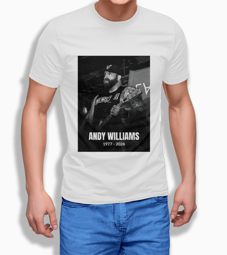 Andy Williams 1977 2026 Every Time I Die T-Shirt