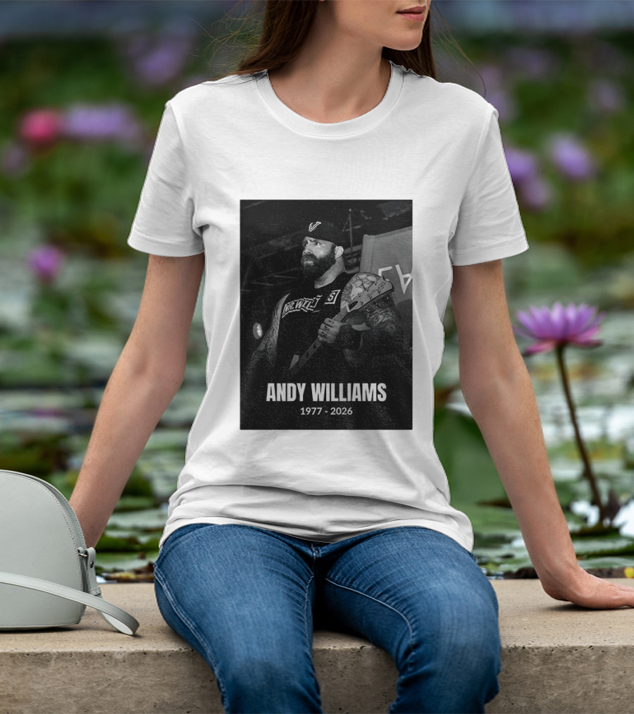 Andy Williams 1977 2026 Every Time I Die T-Shirt