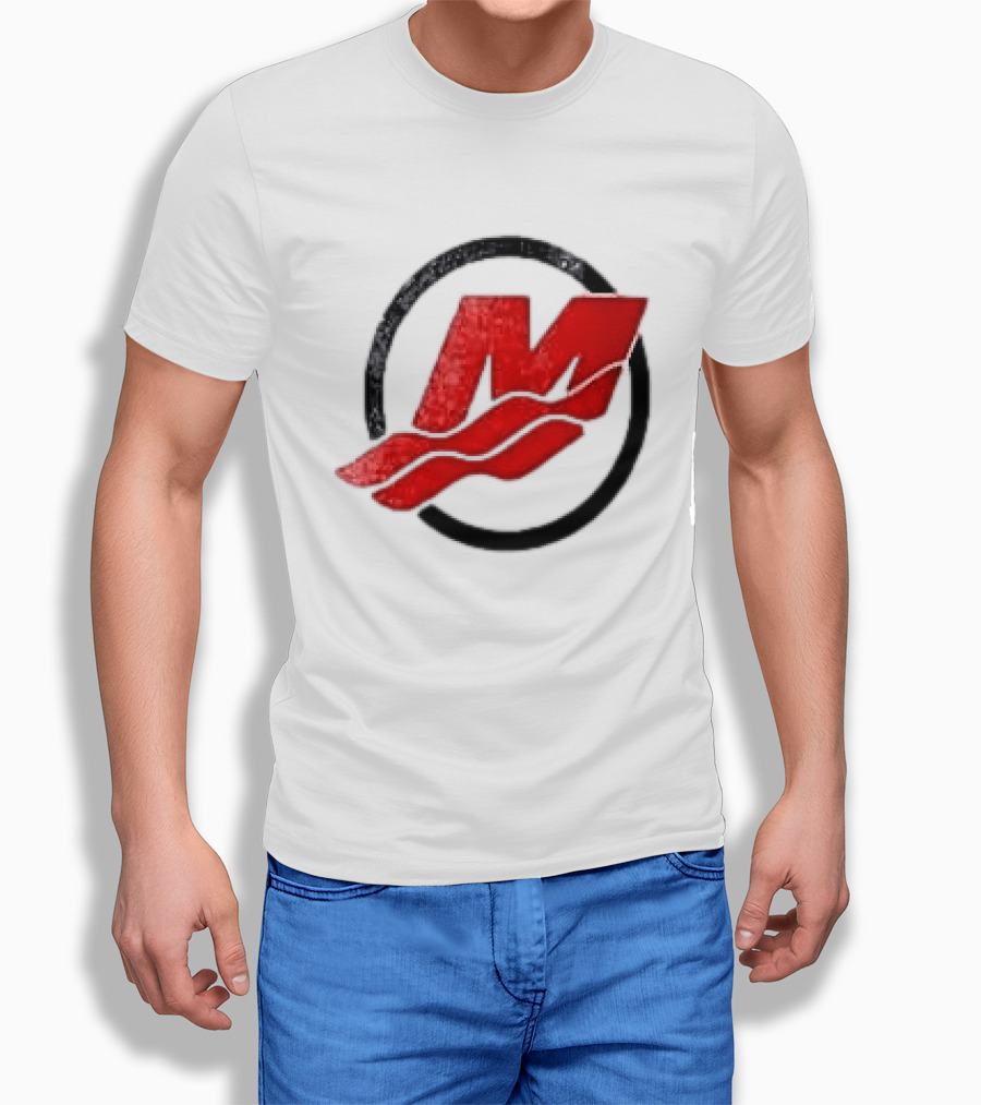 Motorsport Oversized Red M With Wave Racing T-Shirt