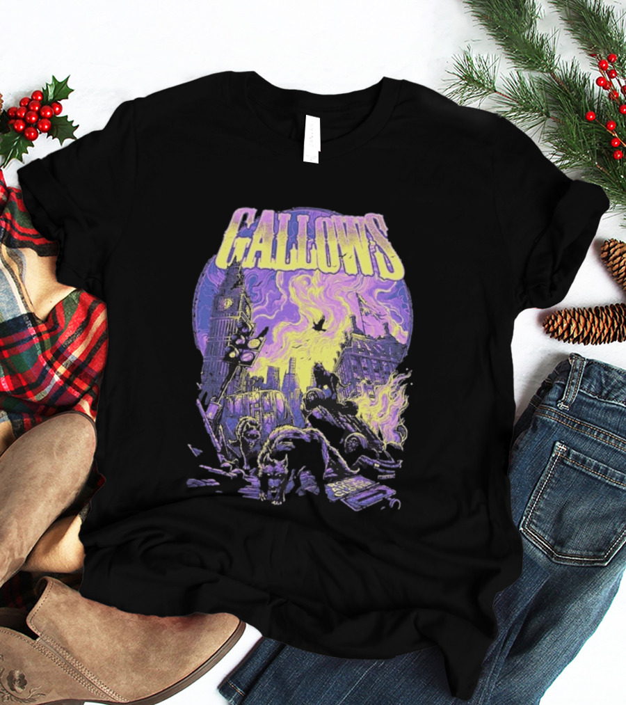 Gallows Orchestra Of Wolves Big Ben Chaos By Dan Mumford T-Shirt