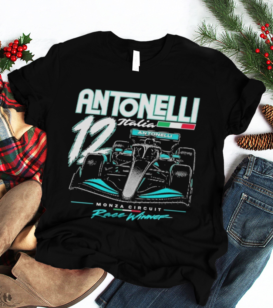 Antonelli Italia 12 Monza Circuit Race Winner T-Shirt
