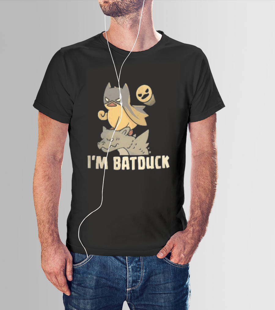 Im Batduck Yellow Duck Mask Gargoyle Spotlight Hero T-Shirt
