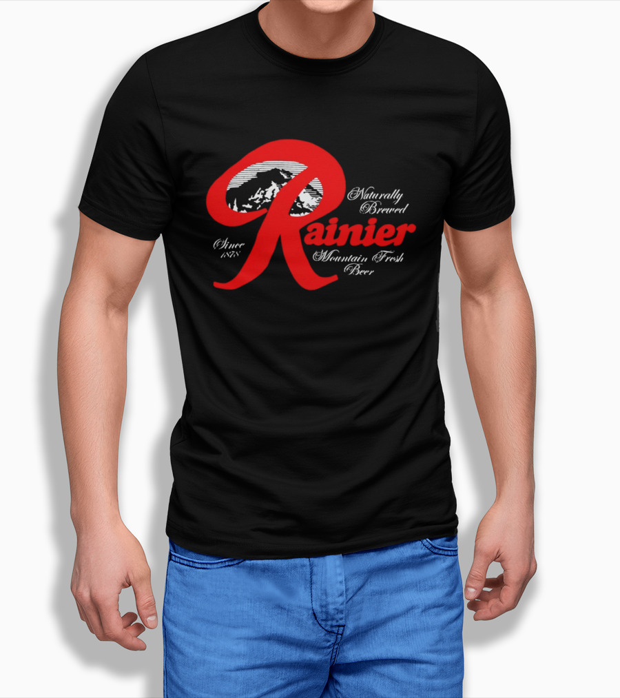 Since 1878 Rainier Naturally Brewed Mountain Fresh Beer T-Shirt