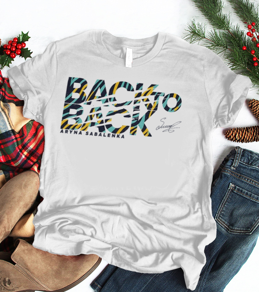 Back To Back Aryna Sabalenka Tiger Stripes T-Shirt