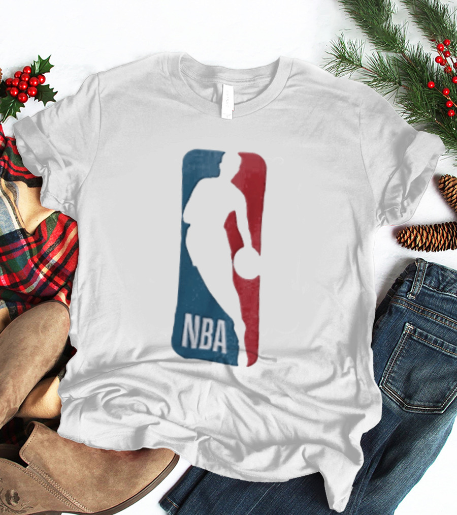 NBA National Basketball Association Blue Red Abstract T-Shirt