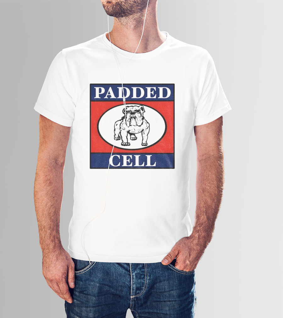 Punk Rock Padded Cell Bulldog Oval T-Shirt