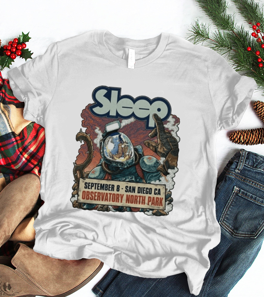 Sleep Sep 8 2026 Observatory North Park In San Diego California T-Shirt
