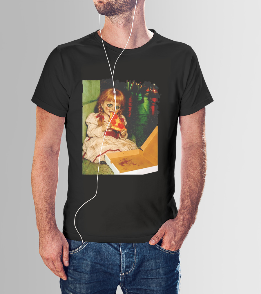 Annabelle Pizza Night Halloween T-Shirt