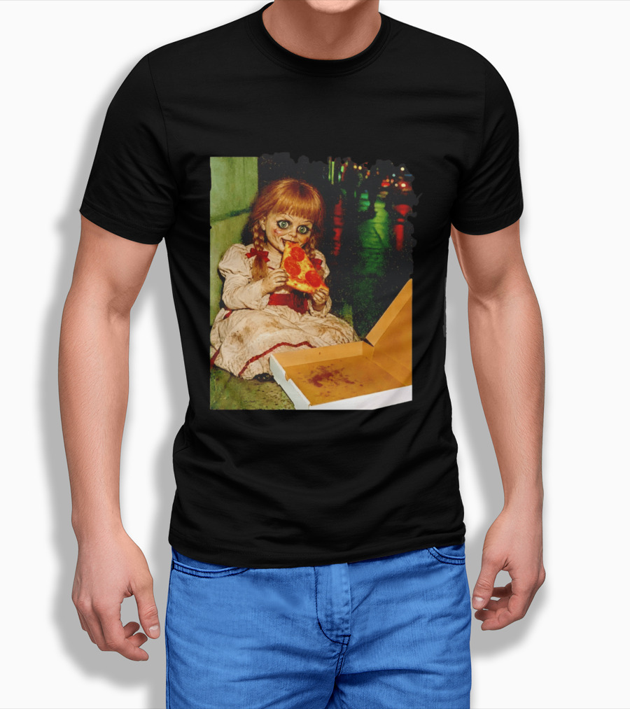 Annabelle Pizza Night Halloween T-Shirt