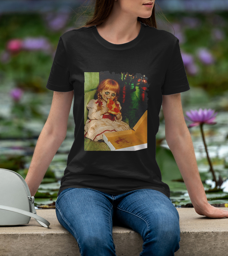 Annabelle Pizza Night Halloween T-Shirt