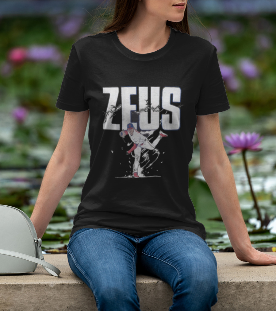 Jesus Luzardo Zeus Baseball Pitching Pose Sports T-Shirt