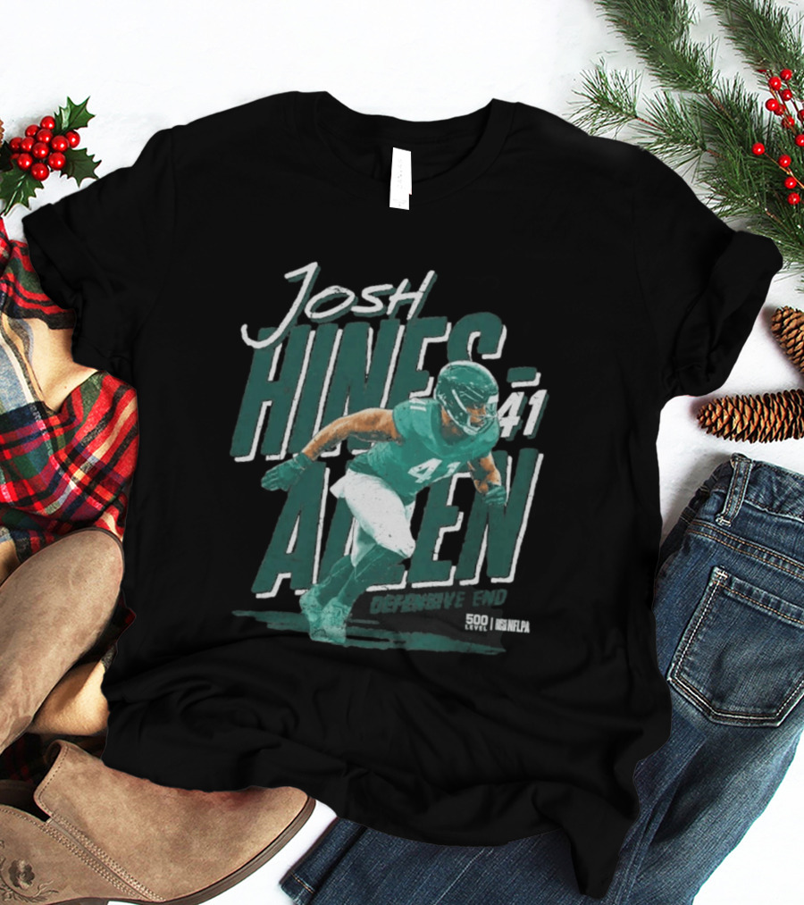 Josh Hines Allen 41 Defensive End NFLPA 500 Level T-Shirt