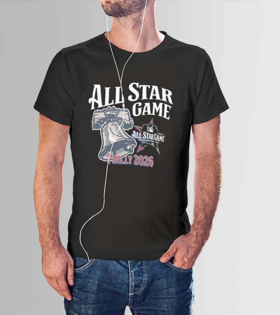 MLB Philadelphia Phillies All Star Game Liberty Bell Philly 2026 T-Shirt